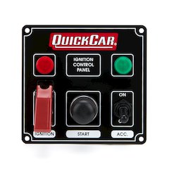 Ignition Panel Black w/ 2 Acc. & Lights