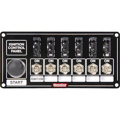 Ignition Panel Black Fused w/Start Button