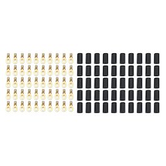 Ring Terminal #8 14-16 Ga w/Heat Shrink 50pk