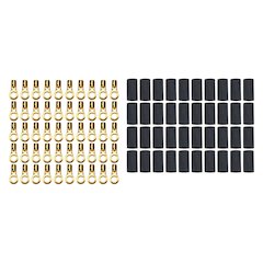 Ring Terminal 1/4in 8 Ga w/Heat Shrink 50pk