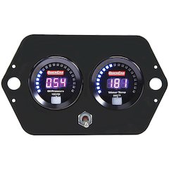 Digital 2-Gauge Panel Open Wheel OP/WT w/Batt