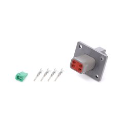 Plug Deutsch 4 Pin Receptacle w/Flange