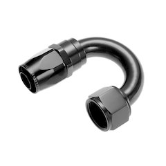 8AN Swivel Hose Ends Black 180
