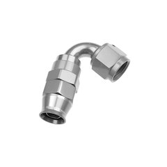 6AN 120 Degree PTFE Reusable Hose End Clear
