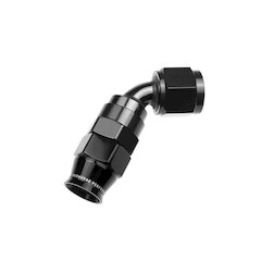 10AN 60 Degree PTFE Reusable Hose End Black