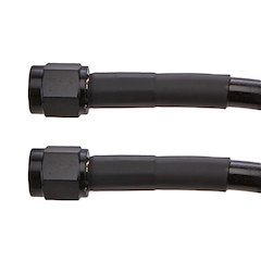 4AN Pre-Assembled Brake Lines- Black