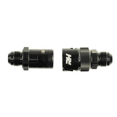 6AN Dry Break Fittings Black