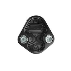 Aluminum Block-Off Plate SBF Black
