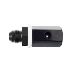 6an Male Roll Over Vent Valve - Black
