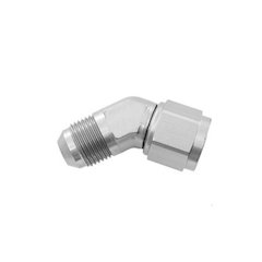 6AN Male to 6AN Female 45Deg Clear