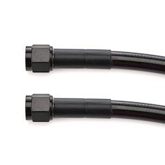 6AN 12in Nitrous Line Black