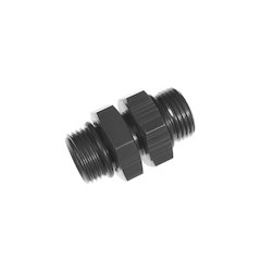 12AN ORB ML to 12AN ORB ML Coupler Black
