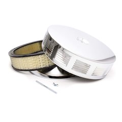 14x3 Louvered Drop Base A/C Chrome