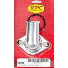 66-75 Chevy V8 Alum 15 Deg Water Neck Polished