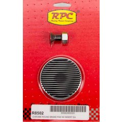 Round Brake Pedal Chrome Steel