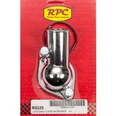 66-75 Chevy V8 Steel Water Neck Chrome