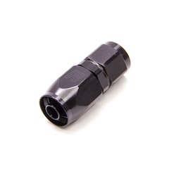 #6 Str Hose End Black