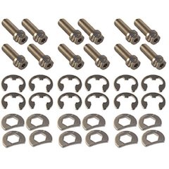 S/S Header Bolt Kit - 6pt. 3/8-16 x 1in (12)