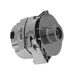 GM Alternator 100 Amp 1-Wire Chrome 6 Groove