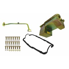 7qt Oil Pan Kit RR Sump SBF 351W 79-93 Zinc