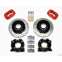 63-87 GM C10 P/U Rear Brake Kit Red Caliper
