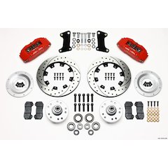 Front Disc Brake Kit Red 67-72 Camaro Nova 12.19