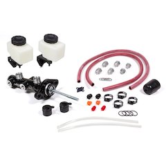 Tandem M/C Remote Mnt 7/8in Bore Black