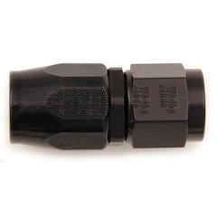 #4 Str Hose End Black