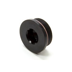 -20 ORB Internal Hex Port Plug Alum. - Black