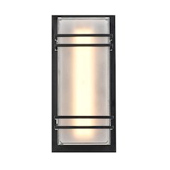 Sausalito 15W LED Outdoor Wall Light Black