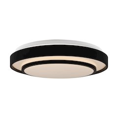 Aziza Collection 1Light 15" Flush Mount Black