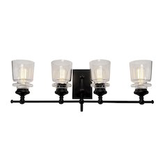 Castara 4 Light Wall Light AC11594BK