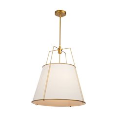 Pullman Collection 4Light Pendant Brass