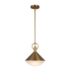 Abruzzo Collection 1Light Pendant Brass
