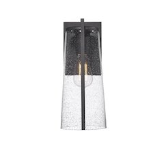 Portofino Collection Outdoor Wall Sconce, Black