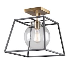 Bridegtown 1  Light SemiFlush Mount