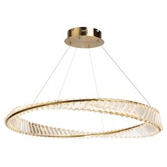 Stella 50W LED Pendant Brushed Brass