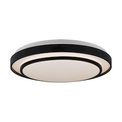 Aziza Collection 1Light 19" Flush Mount Black