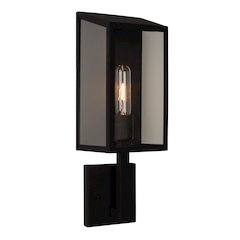 Sonesta Collection 1Light Exterior Wall Light, Black