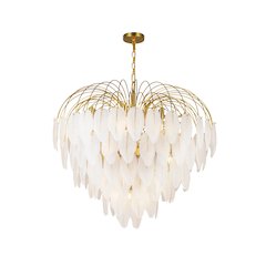 Alessia Collection 24Light Chandelier Brushed Brass