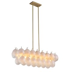 Globo Collection 8Light Island/Pool Table Brass