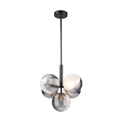 Bolla Collection 5Light Pendant Black