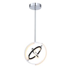 Trilogy Collection Integrated LED 13 in. Pendant, Polished Nickel