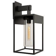 Weybridge 1Light Outdoor Wall Light Black