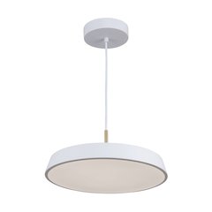 Lexi Collection 1Light 12" Pendant White