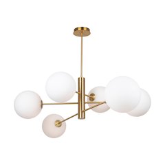 Aurelia Collection 6Light 48" Chandelier Brass