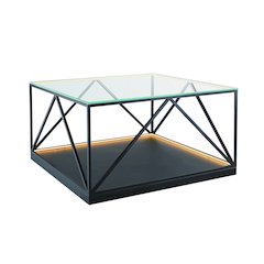 Tavola 9W LED Square Table Black