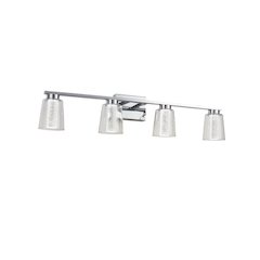 Dalton Collection 4Light Bathroom Vanity Fixture Chrome