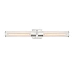 Positano - 2-Light Bathroom Vanity Light - Clear Glass/Polished Nickel