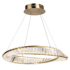 Stella 40W LED Pendant Brushed Brass
